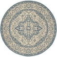 thumbnail image 5 of SAFAVIEH Beach House Stanice Medallion Indoor/Outdoor Area Rug, Cream/Blue, 6'7" x 6'7" Square, 5 of 10