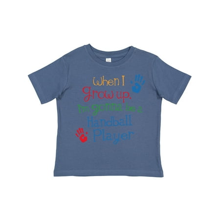 

Inktastic Handball Player Future Gift Toddler Boy or Toddler Girl T-Shirt
