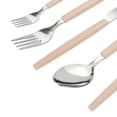 thumbnail image 4 of Mainstays 49 Piece Stainless Steel and Plastic Flatware Set with Tray, Cherry Blossom and Silver, 4 of 4