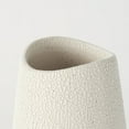 thumbnail image 4 of Blush Two Tone Organic Crackle Glaze Ceramic Vase, 4 of 7