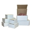 thumbnail image 3 of 25 4x3x2 White Cardboard Paper Boxes Mailing Packing Shipping Box Corrugated Carton, 3 of 4