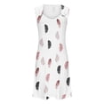 thumbnail image 5 of Fankiway Robe Élégante à Imprimé Géométrique pour Femmes, Col Rond, Robes d'Été pour Femmes en Solde, Robes pour Femmes Grande Taille en Solde, 5 of 5
