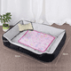 thumbnail image 2 of Tapete Cama Mascota Gatos Perros Suave Comoda Durable 50x38 NEGRO GRIS, 2 of 5