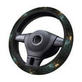 thumbnail image 2 of Cauagu Magical Library Butterfly Night Print Car Steering Wheel Cover - Universal Car Accessory for Diverse Cars for Steering Wheel with a Diameter of 14.5"-15", 2 of 6