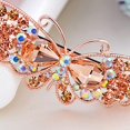thumbnail image 3 of Barrette Papillon en Strass Mode Barrette Française, 3 of 10