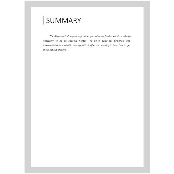 Airgunner'S Companion