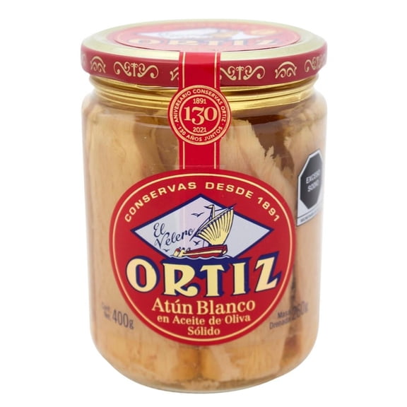 Atún Ortiz blanco en aceite de oliva 400 g