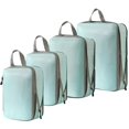 thumbnail image 1 of Bolsa de almacenamiento de viaje comprimida, juego de siete piezas, bolsa de almacenamiento de cosméticos de lavado digital, bolsa de viaje para ropa, zapatos y equipaje, 1 of 6