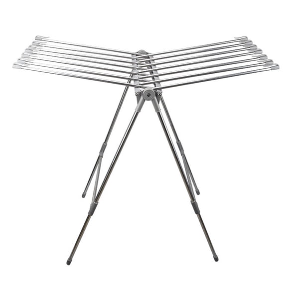 golytefs Foldable Stainless Steel Clothes Drying Rack Height Adjustable Indoor Outdoor