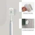 thumbnail image 5 of 2pcs Toothbrush Holder Wall Mounted with Cover for Bathroom Toothbrush Holder Case, 5 of 6