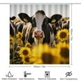 thumbnail image 2 of Farm Cows 4 Piece Shower Curtain Sets, with Non-Slip Rugs, Toilet Lid Cover And Bath Mat, for Bathroom DecorSet, 2 of 7