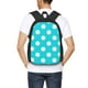 thumbnail image 4 of Fotbe Aqua And White Polka Dot Mochila para Hombre y Mujer - Tela Oxford 600D Resistente - Mochila Impermeable de Gran Capacidad para Escuela, Viajes y Senderismo, 4 of 6