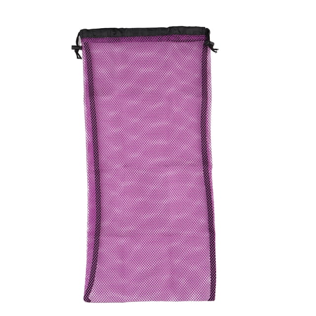 Naiovety Bolsa de malla para nadar, bolsa de almacenamiento, tipo cordón de servicio pesado, aletas multifuncionales, contenedor para kayak, Deportes acuáticos Violeta