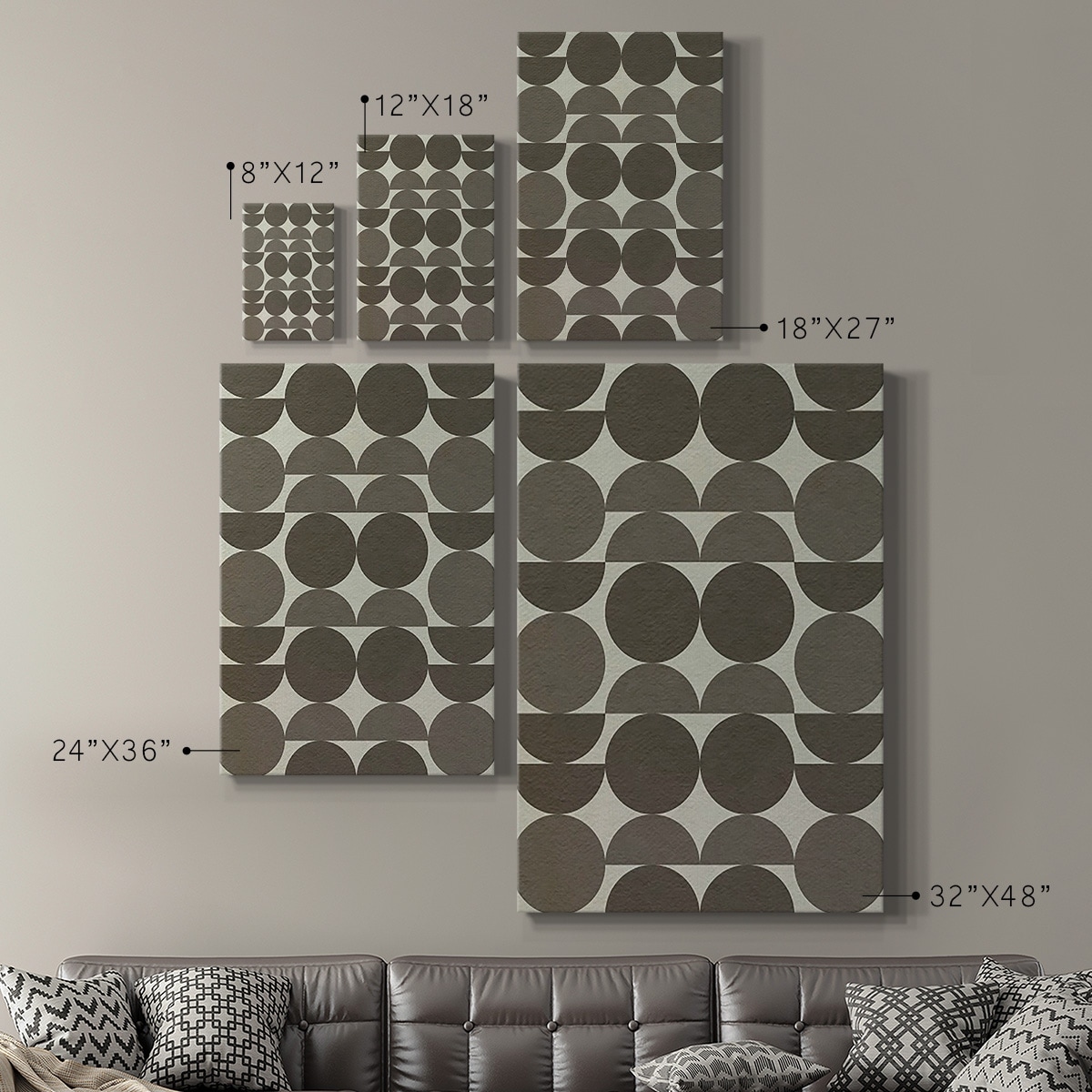 Neutral Subtle Shift II Premium Gallery Wrapped Canvas - Ready to Hang