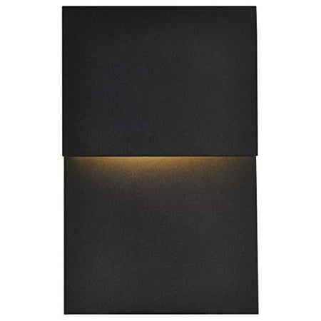 

Raine Integrated LED wall sconce in black