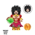 thumbnail image 3 of Juguete de Figuras de Bloques de Anime: Set de 8 Guerreros Saiyajin, Goku Black Broly Turles, Bloques de Construcción de Plástico ABS para Niños y Coleccionistas, 3 of 9
