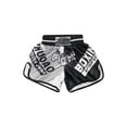 thumbnail image 3 of Rswnyirn Kids Boxing Kickboxing Shorts MMA Martial Arts Underwear White&Black L/160, 3 of 7