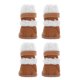 thumbnail image 1 of ColoMX 2 pares de zapatos antideslizantes para mascotas Botas cálidas para perros Botas protectoras para patas al aire libre para cachorros, 1 of 8