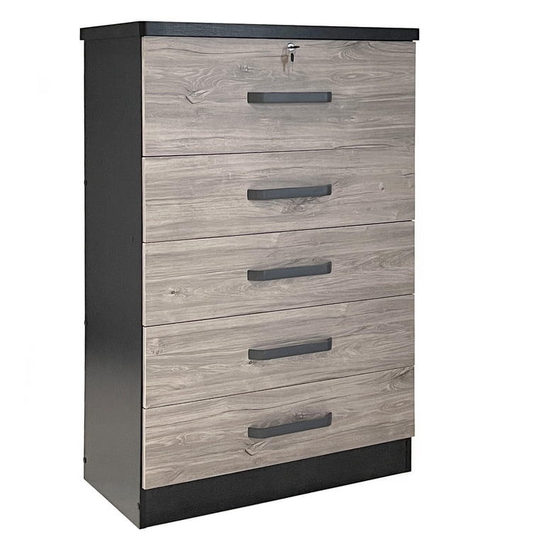 slim fit dress slacks Canada Dresser with Mirror | Grey & White main image 0