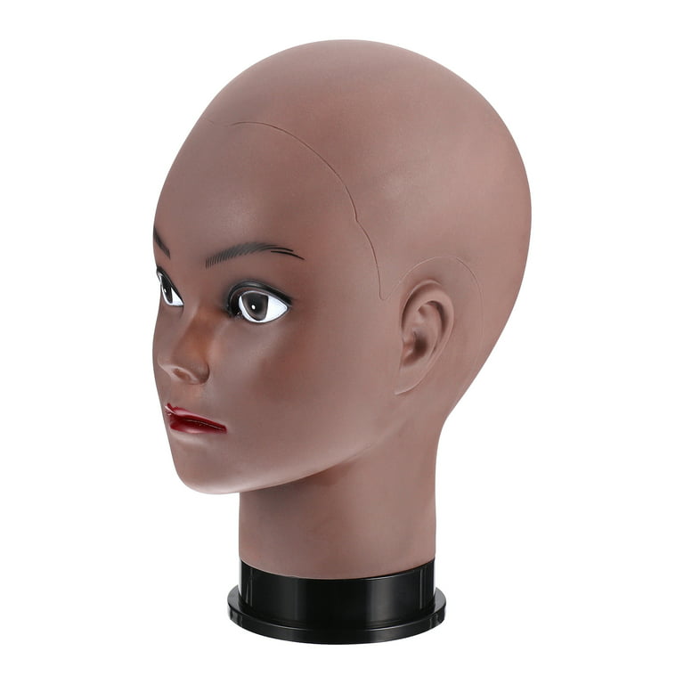Celebrity Cosmetology Mannequin Head Bald with Make-Up