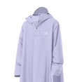 thumbnail image 3 of Rain Poncho with Hood and Drawstring Raincoat for Backpacking Camping Travel, 3 of 3