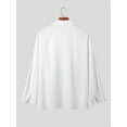 thumbnail image 4 of INCERUN Men's Stylish Design Lapel Long Sleeve Elegant Buttons Shirt, 4 of 5