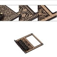 thumbnail image 3 of Roller Saddle W / Screw Wrench Set Yuyangstore Puente de 6 cuerdas guitarra eléctrica, 3 of 8