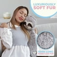 thumbnail image 6 of Huggle Healers Weighted Stuffed Animals for Adults, Teens and Kids - 40 Inch Long Plush Arms for Hugs - 4.5lb Sloth Stuffed Animal Plushies - Marshmallow Sloth, 6 of 8