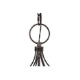 thumbnail image 2 of Creative Co-Op Bronze Metal Chandelier with Circlet Designs & 12 Lights, 2 of 3