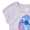 thumbnail image 4 of Disney Lilo & Stitch Short Sleeve T-Shirt and French Terry Shorts Set (Girls), 2 Piece Set, Sizes 4-12, 4 of 7