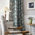 thumbnail image 3 of Vireellx Leaves Curtains for Living Room 84 Inch Length 2 Panels Set Semi Sheer Boho Drapes Green Farmhouse Tassel Rod Pocket Window Curtain Panels Bedroom Rustic Country Botanical Window Treatment, 3 of 8