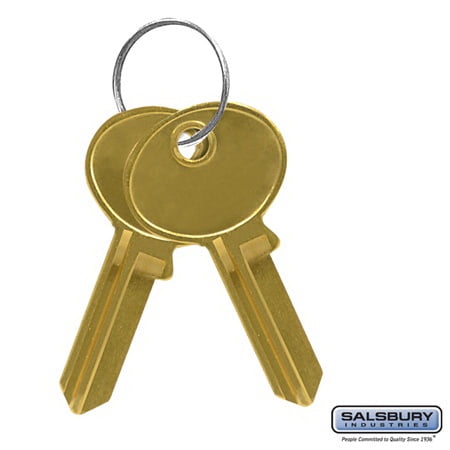 Salsbury Industries Mailbox Key Blanks - 50 Pack Solid Brass Keys For Standard Aluminum Mailbox Locks