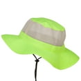 thumbnail image 2 of Big Size Safety Boonie Hat - Neon Yellow 2XL-3XL, 2 of 5