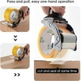 thumbnail image 4 of Rapid-Replace Packing Tape Dispenser Gun with Extra Blade, 2IN(50mm) Lightweight Ergonomic Industrial Handheld Heavy Duty Tape Cutter for Carton, Packaging and Box Sealing, Pink$$Office, 4 of 9