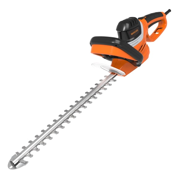 GARCARE Electric Hedge Trimmer Corded Branch Cutter Hedge Shears 4.8A 610mm Laser Cutting Blade 18mm Cutting Capacity Rotary Handle