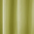 thumbnail image 5 of TOWN & COUNTRY BASICS Cabana Solid Heavyweight Indoor Outdoor Curtains, Light Filtering Opacity with Grommet Top, Water Repellent, 2-Pack Set, 54"x108", Kiwi Green, 5 of 11