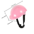 thumbnail image 2 of UPOUART Casco Para Perro Plástico Rosa Con Compacto Y Materiales Seguros Para Uso Prolongado, 2 of 8