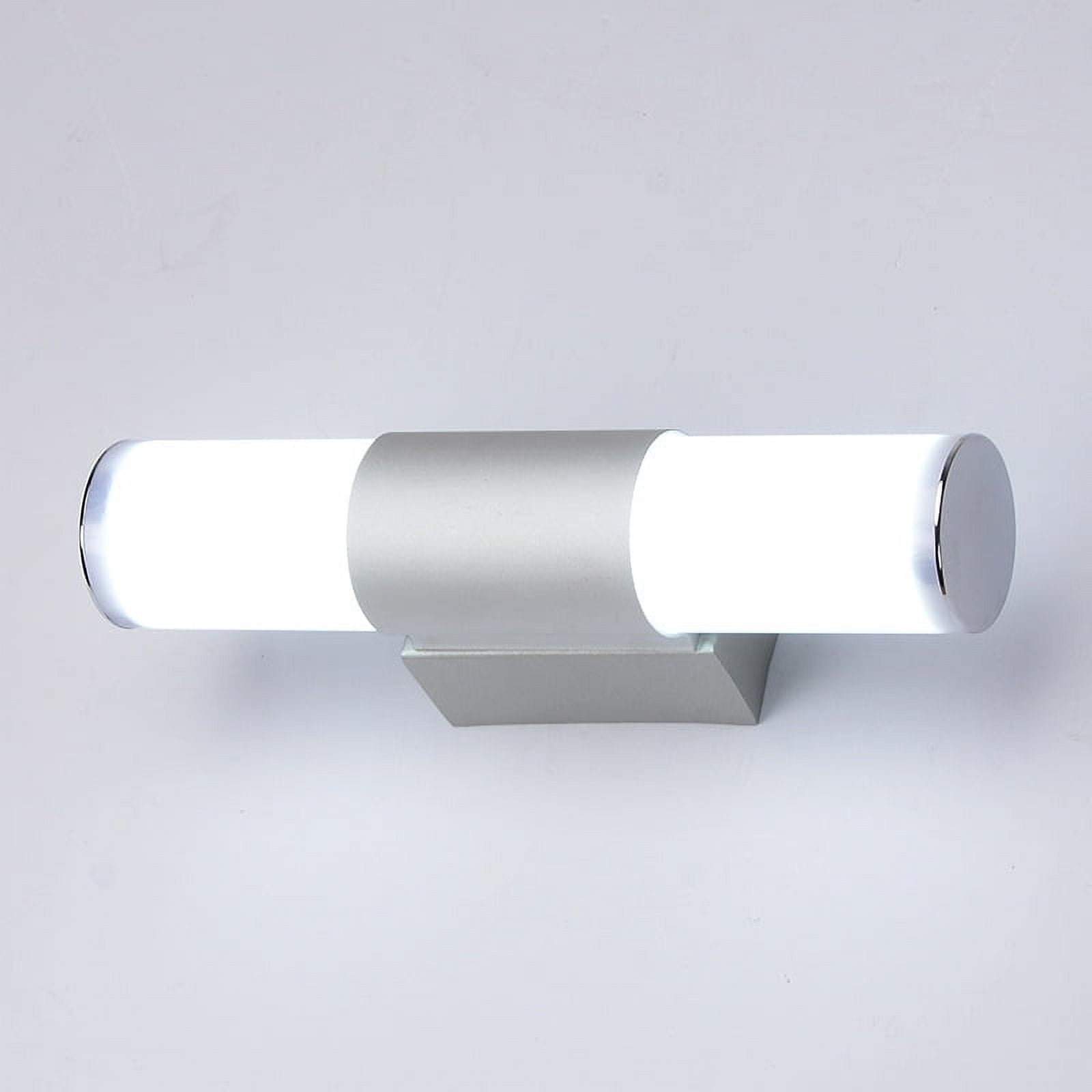 FZFLZDH 25CM，12W Home and Garden Bathroom Front Mirror Vanity LED Fixture Light Modern Acrylic Toilet Wall Lamp(White）