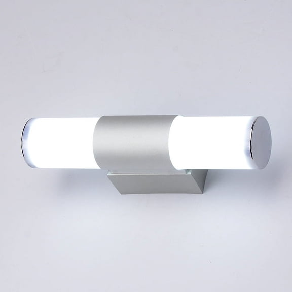 KEINXS Bathroom Front Mirror Vanity LED Fixture Light Modern Acrylic Toilet Wall Lamp