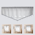 thumbnail image 4 of AMLESO Rod Pocket Curtains Valance Decoration for Machine Washable Option2 Grey, 4 of 8