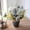 Blue-BU Home Decor, variant on karymi Vibrant Realistic Artificial Hydrangea Rose Chamomile Flower Bouquet Fake Silk Floral Arrangement for Home Decoration Wedding Party Centerpiece 12 Inches Gifts for Men Living Room Decor