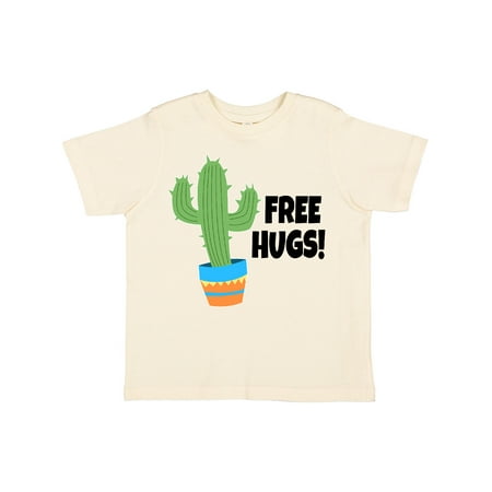 

Inktastic Free Hugs with Cactus Plant Gift Toddler Boy or Toddler Girl T-Shirt