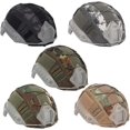 thumbnail image 3 of Helmet Cover Mesh Helmet Cover Accessories for Airsoft Paintball Gear Grey ACU Style Lightweight Durable Design, 3 of 5