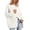White, variant on Women Sweaters, Sweater Coats for Women, Casual Long Sleeve Pullover, Oversized Ribbed Knit for Fall Winter