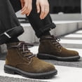 thumbnail image 2 of Dsscvnef Versatile Men's Classic Durable Work Motorcycle Boots Fashionable Round Toe Footwear for Comfort and Style, 2 of 8