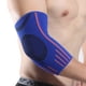 thumbnail image 1 of Hukapapa - Manga de compresión para codo de tenista para entrenamiento de codo de golfista, levantamiento de pesas, color azul y naranja, 1 of 5