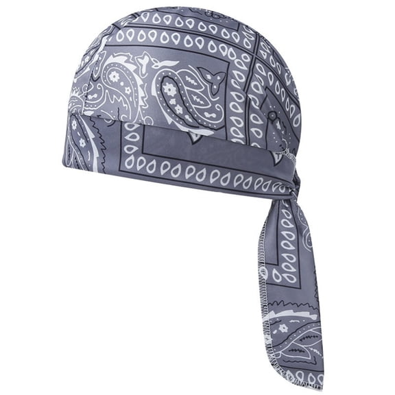 Homeyce Cycling Caps Helmet Liner Doo Rag Motorcycle Bandana Hat Sweat Liner Skull Caps Dew Rags for Men and Women,Blue