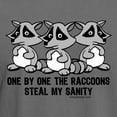 thumbnail image 3 of CafePress - One By One The Raccoons T Shirt - Mens Comfort Colors Shirt, 3 of 5