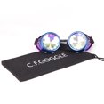 thumbnail image 5 of SAYFUT New Rainbow Kaleidoscope Glasses Welding Steampunk Goggles Diffraction Laser Crystal Lens, 5 of 5
