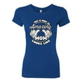 thumbnail image 2 of Wild Bobby, This is What an Amazing Mom Looks Like, Mother's Day, Women Slim Fit Junior Tee, Royal, Large, 2 of 3